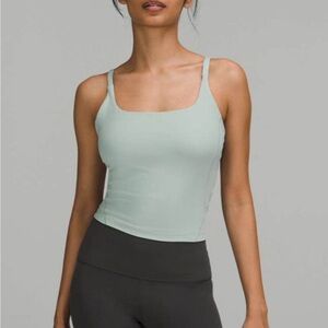 Lululemon strappy nulu shelf tank size 4